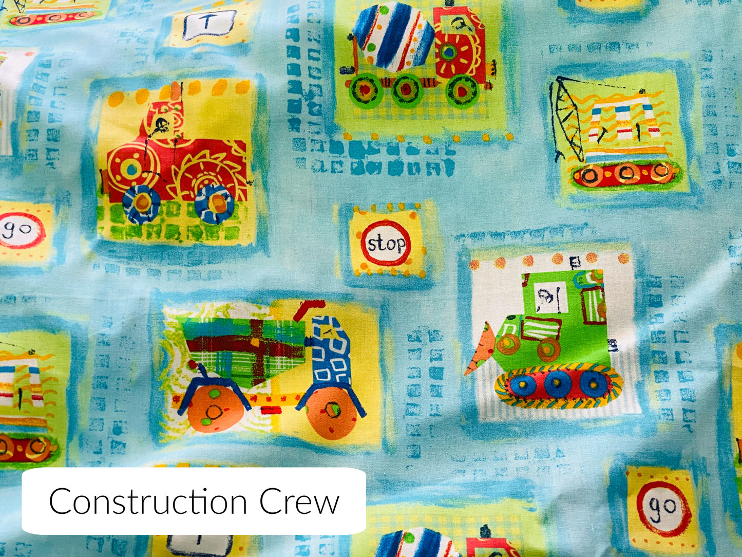 Construction Crew Shopping Trolley Seat Cover