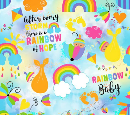 Universal Pram Liner- Rainbow Baby