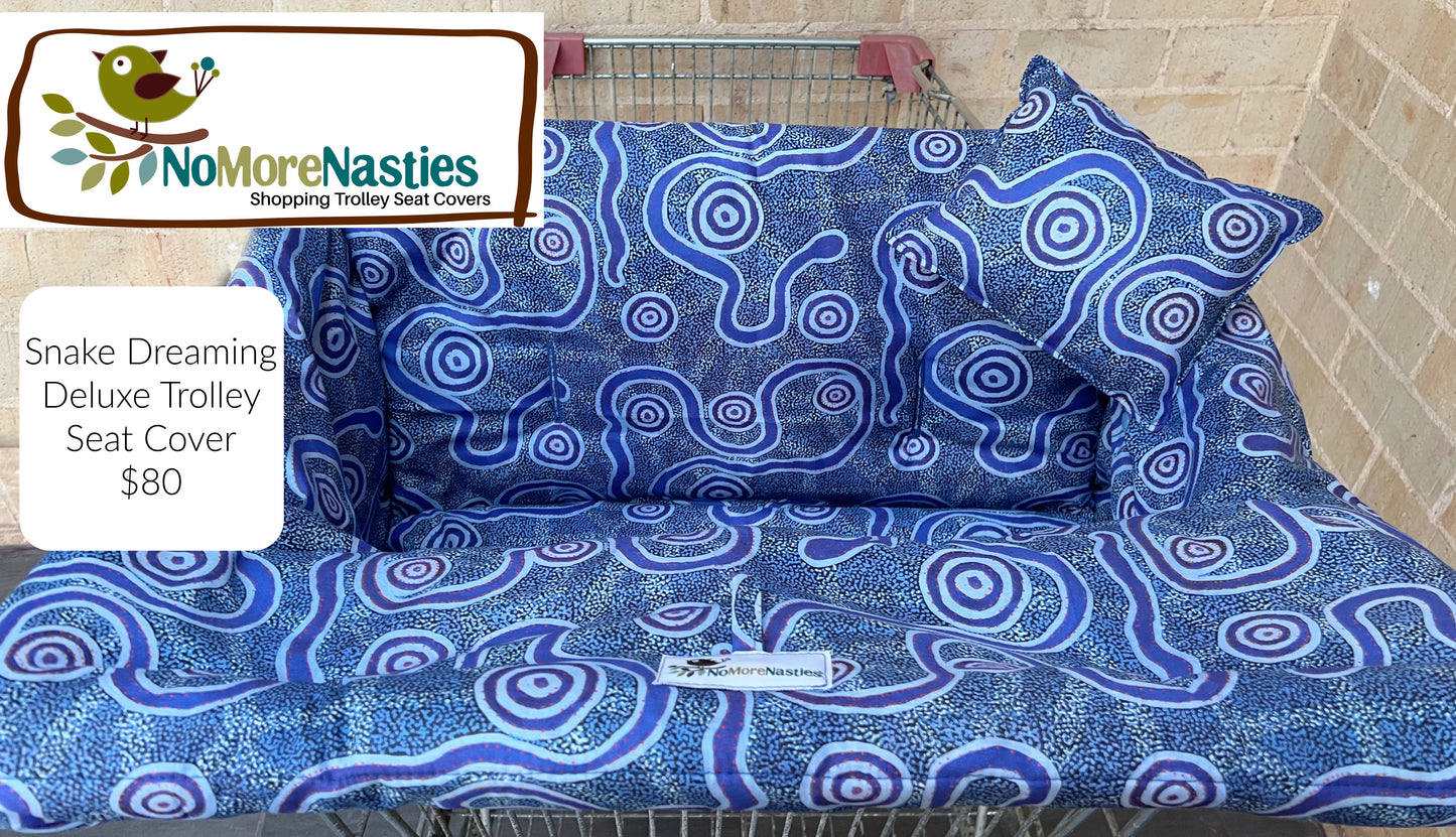 Snake Dreaming Deluxe Shopping Trolley Seat Cover