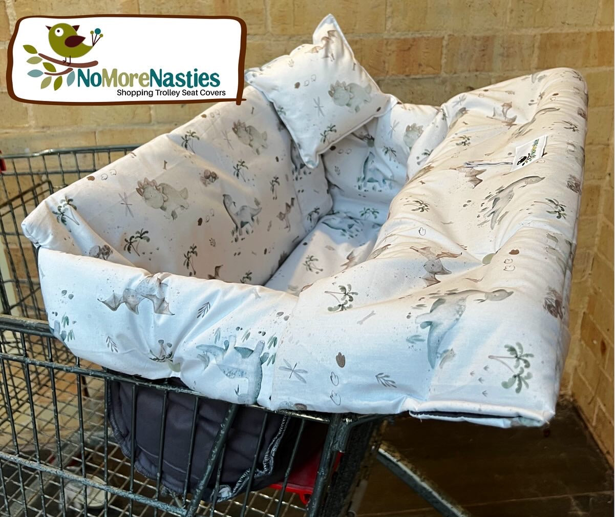 **NEW RELEASE** Junior Dino Deluxe Shopping Trolley Seat Cover
