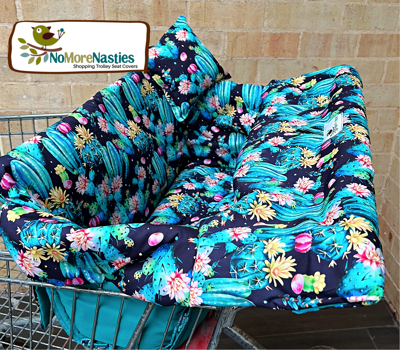 Cactus Deluxe Shopping Trolley Seat Cover