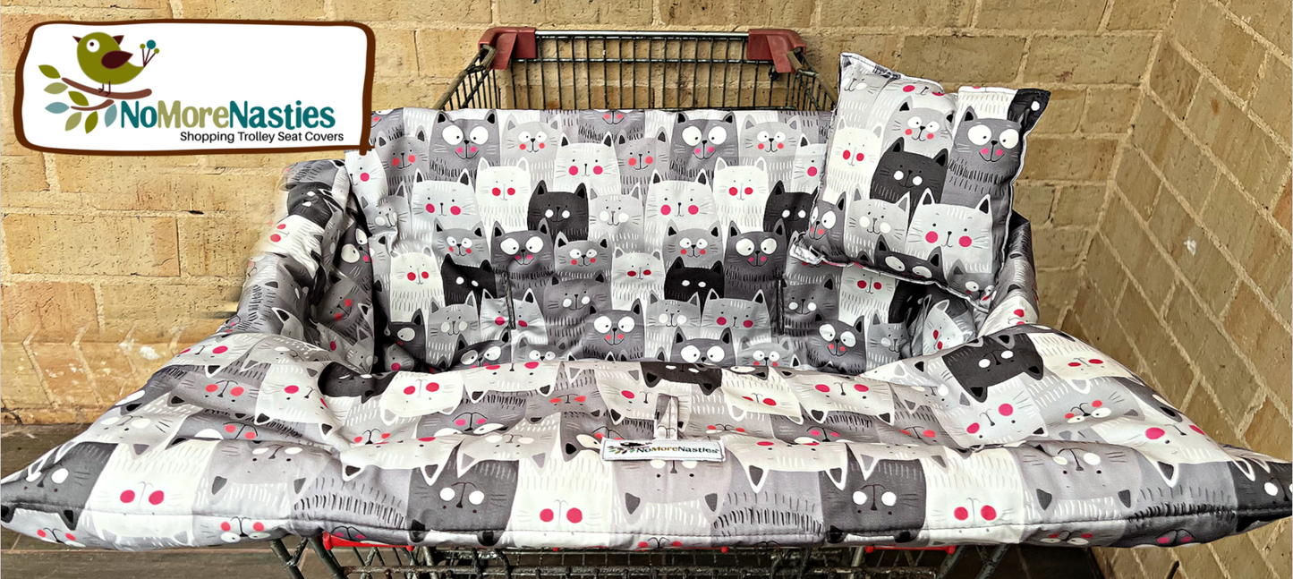 Kitty Deluxe Shopping Trolley Seat Cover